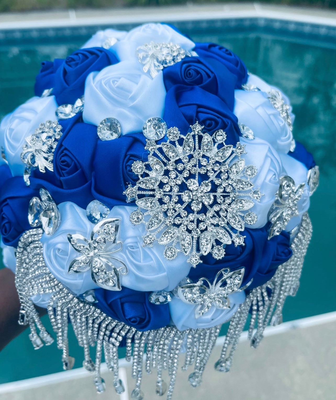 Luxury Rhinestone Bouquet For Bride Wedding,Wedding Accessories.