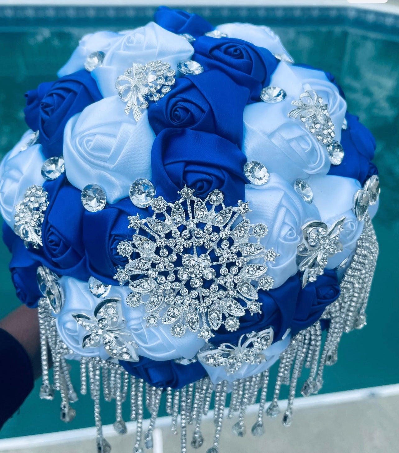 Luxury Rhinestone Bouquet For Bride Wedding,Wedding Accessories.